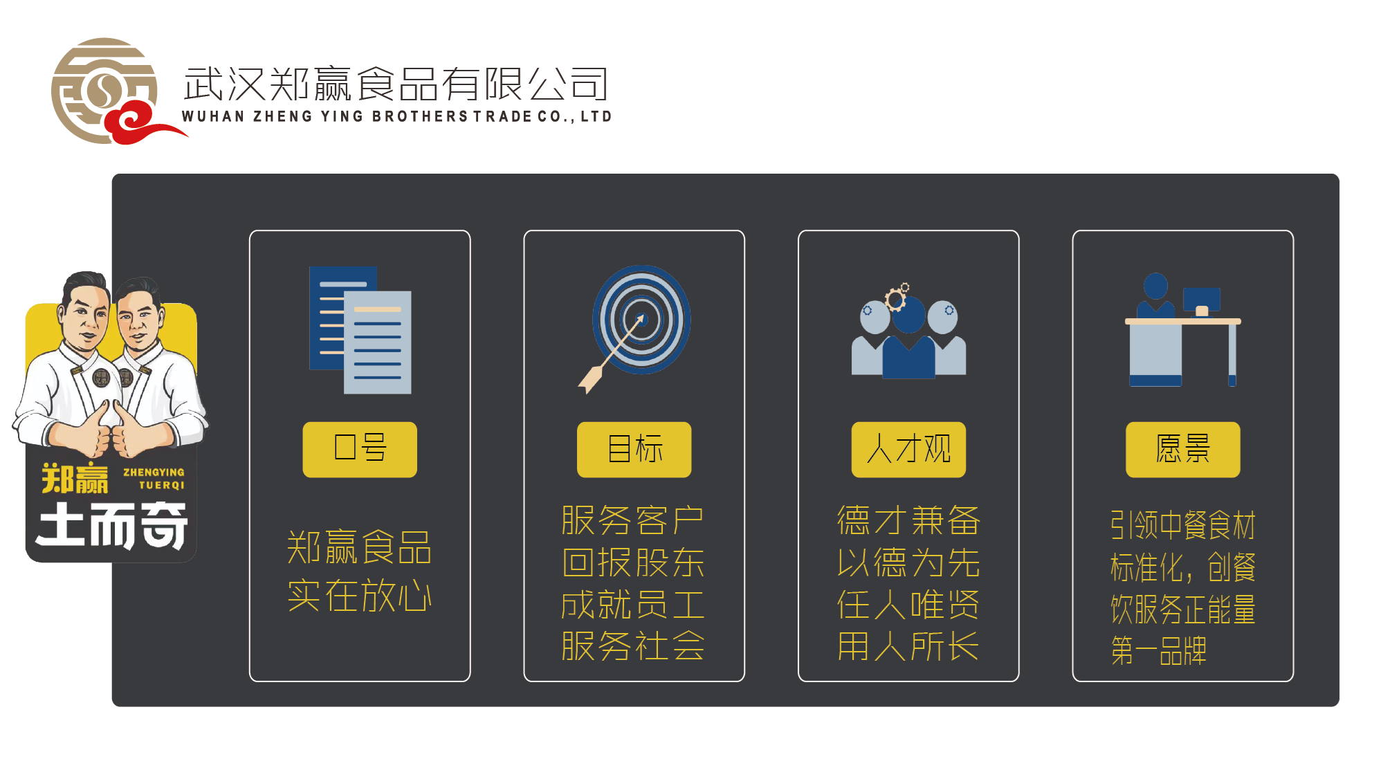 郑赢食品有限公司企业文化